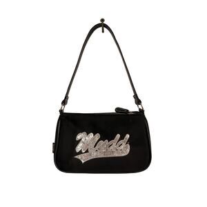 VTG Mudd Y2K Sequin Mini Shoulder Bag Nylon 90s Kid Retro Small Bag EUC McBling